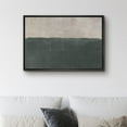 thumbnail image 4 of HFDF Canvas Print Wall Art Gray Dark Teal Pastel Color Field Abstract Shapes Illustrations Modern Art Decorative Contemporary Chic Minimal for Living Room, Bedroom, Office - Black 10x8inch Framed, 4 of 6