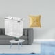 thumbnail image 2 of Cubo de basura colgante portátil con tapa para cocina, pequeño, para colocar sobre la puerta del armario, ideal para baño, cocina o como funda de cojí, 2 of 8
