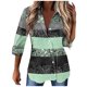 thumbnail image 1 of Tops para mujer Camisas Blusas Elegantes Camisas casuales de manga larga Estampado de moda Cuello vuelto Camisa con botones Odeerbi ODB-5, 1 of 8