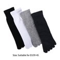 thumbnail image 3 of Business Men Short Socks Sweat Absorption Breathable Solid Color Men'S Split Toe Sock Five Fingers Socks Toe Socks Ankle Socks, 3 of 5