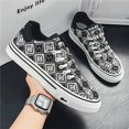 thumbnail image 5 of Sneakers, Fashionable Men's Summer Niche Original Sporty Casual Skateboard Shoes  Breathable Slip-On Elastic Band Versatile Casual Skate Shoes,, 5 of 7