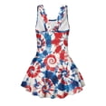 thumbnail image 5 of Tutolipy Tie Dye Spiral Pattern Childrens Swimwear, Skirt Skirted Bathing Suit Sleeveless Bathing Suit for Summer, Size 12-13 Years, 5 of 8