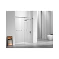 thumbnail image 4 of Elegant Kitchen & Bath SD202-6076BNK 60 x 76 in. Darwin Frameless Shower Door, Brushed Nickel, 4 of 8