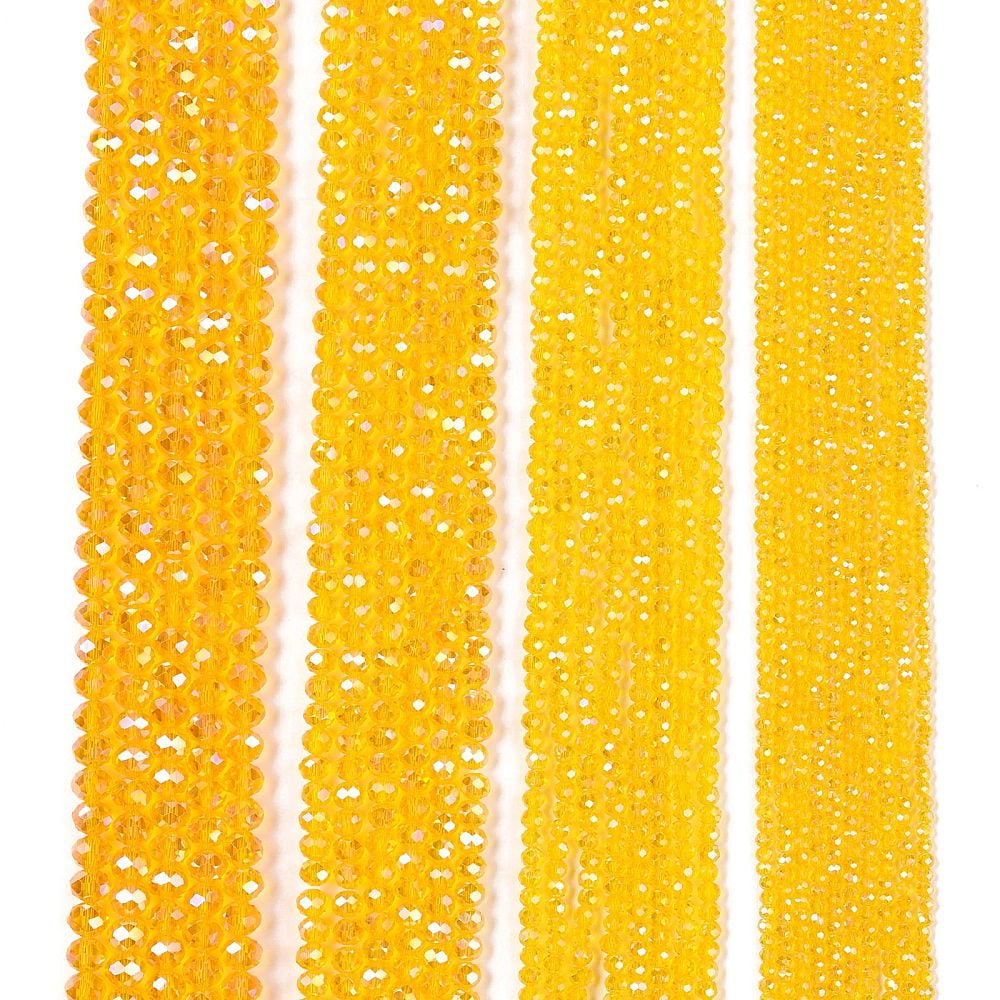 Electroplate Glass Beads Strands AB Color Plated Faceted Rondelle Dark Orange 6x5mm Hole: 1mm about 84~85pcs/strand 16.34~16.54 inch(41.5~42cm)
