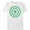 White, variant on Men's Marvel St. Patrick's Day Captain America Clover Shield Graphic Tee Black Medium