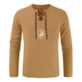 thumbnail image 4 of Birdeem Hauts à Manches Longues pour l'Été Mode Décontractée Imprimé Poche Manches Longues Col en V Blouses d'Été, 4 of 4