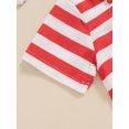 thumbnail image 6 of Bagilaanoe 4th of July Outfits for Toddler Baby Boys Short Sleeve Star Print Shirt Tops + Striped Shorts 12M 18M 24M 3T 4T 5T Kids Independence Day Clothes 2pcs Short Pants Set, 6 of 7