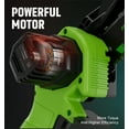 thumbnail image 2 of 6 Inch Portable Electric Chainsaw, 20 V Battery Powered Chainsaw with Tool-less Chain Tensioning(1 Battery), 2 of 5
