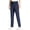 Navy Blue-Straight, variant on Comfysfit StretchActive - Ultra Stretch Ice Silk Casual Pants, Quick Drying Comfort StretchActive Trousers, Lightweight Comfy Pants for Women Over 50, Daily Casual & Active Wear