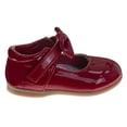 thumbnail image 2 of Josmo Girls Mary Jane Dress Shoes Bow Detail Little Kids, Red Patent, Size: 3, 2 of 8