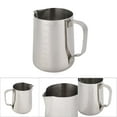 thumbnail image 4 of Taza Medidora De Acero Inoxidable, Jarra De Café, Olla Para Espumar Leche Para Cocina/cafetería/restaurante, 4 of 7