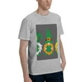 thumbnail image 2 of Bingfone Spring St Patrick’s Day Irish Gnomes Men'S Loose Fit Short-Sleeve Pocket T-Shirt, 2 of 7