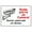 Warning Sign 4, variant on Hazardous Area Do Not Enter Safety Warning Sign 8"x12" - Caution Tin - For Workplace Restricted Zones
