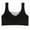 Black, variant on Viikei Bras for Women Sports Bras Wirefree Fashion Plus Size Elastic Comfort Lace Vest Lingerie