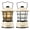 Beige:3 x AA Batteries (Not Included), variant on Linkind Retro LED Lantern, 200H Max Runtime, Battery Powered Dual Light Lamp, Dimmable Warm White & Daylight Lighting for Camping, Patio & Indoor Use