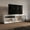 White, variant on Three Shelves and Cubbies, Ample Storage | In Primary Living Space for TV and Drinks, Cable Organization | Modern Design and Simple Assembly