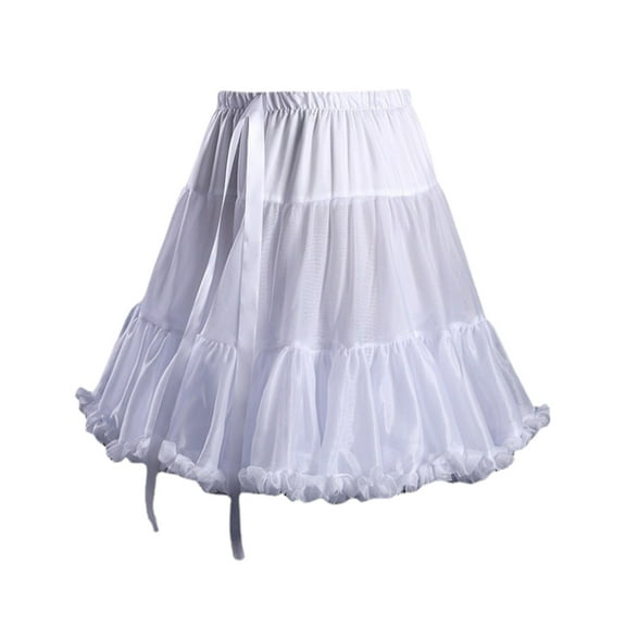 Woman Skirt Support Wedding Dress Petticoat Elastic Waist Crinolines Underskirt