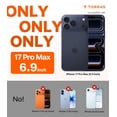 thumbnail image 2 of Funda para iPhone 17 Pro Max TORRAS Azul 6,9" Delgada, 2 of 9