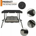 thumbnail image 5 of Replacement Canopy for Garden Swing, Replacement Cover, Swing Canopy, Swing Canopy Outdoor Swing Canopy Replacement for Garden Swing, 5 of 5