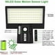 thumbnail image 2 of Lámpara solar para exteriores, 2600 mAh, sensor de movimiento, iluminación solar para exteriores, lámpara de seguridad inalámbrica impermeable, lámpara de pared para jardín (batería reemplazable), 2 of 5