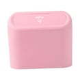 thumbnail image 4 of Black Car Trash Can Durable Hanging Waterproof Storage Box Small Car Garbage Can pink, 4 of 9