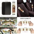 thumbnail image 3 of Yuyamidu Cute Sloth Car Accessories Sets with Car Seat Covers Steering Wheel Cover Seatbelt Shoulder Pad Trash Bag Rear View Mirror Covers Coasters Keychain 13 PCS Auto Decor, 3 of 5