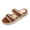 Brown, variant on Espadrille Slide Sandals Womens, Sandals Women Comfortable Adjustable Buckle Mules Slide Sandals,Slip On Summer Shoes,Slide Sandals Walking Outdoor Footwear Comfort Stud Flatform Sandals, Yellow 6.5
