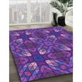 thumbnail image 2 of Ahgly Company Indoor Rectangle Patterned Purple Plum Purple Area Rugs, 8' x 10', 2 of 6