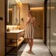 thumbnail image 1 of Toalla de baño de felpa gruesa, suave, muy absorbente y de secado rápido | Toalla de felpa coral para secar el vello corporal | Para uso doméstico en el baño, 1 of 6