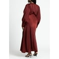 thumbnail image 2 of ELOQUII Women's Plus Size Satin Maxi Dress, 2 of 6