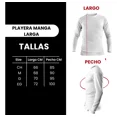 thumbnail image 4 of Playera Manga Larga Hombre Premium Slim Fit Comoda Licra, 4 of 8