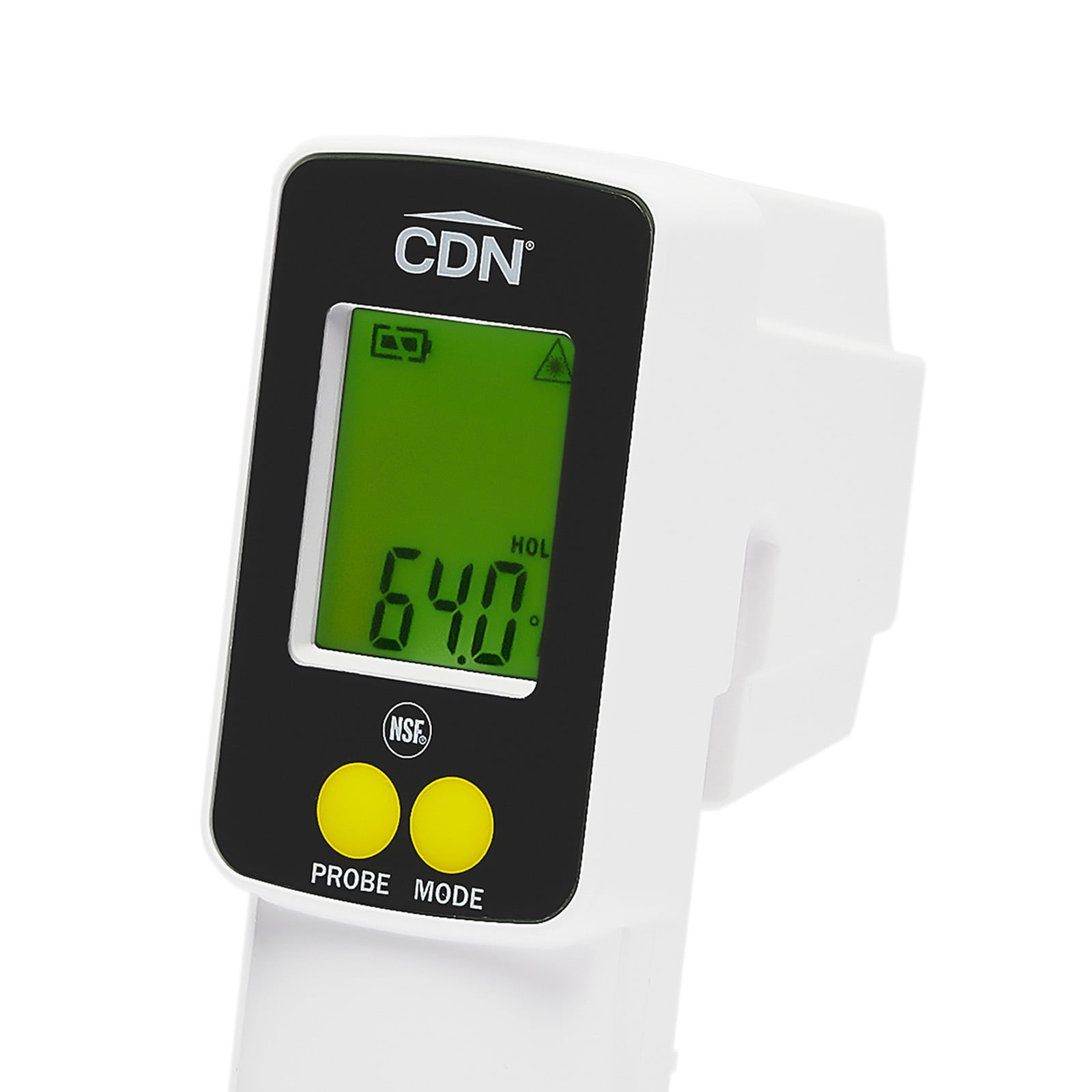 CDN ProAccurate Infrared Laser/Thermocouple Probe 2-in-1 Thermometer, White