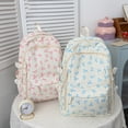 thumbnail image 3 of 2026 NEW Bow Backpack 3-Piece Set Cute College Laptop Rucksack for Women Fashion Travel Daypack Back-to-School(03_White,30cmx42cmx13cm), 3 of 7