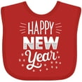 thumbnail image 3 of Inktastic Happy New Year in Hand Lettering Boys or Girls Baby Bib, 3 of 4