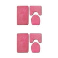 thumbnail image 1 of relayinert 3pack/lot Bathroom Rug Sets Easy To Install Waterproof Anti-slip Multi-functional Comfortable PJ210611-B004 2Set, 1 of 6