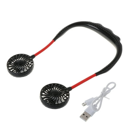 

Sardfxul Portable Neck Fan Electric USB Rechargeable Mini Ventilador Cooling Bladeless