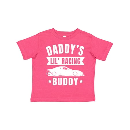 

Inktastic Daddys Lil Racing Buddy Gift Toddler Boy or Toddler Girl T-Shirt