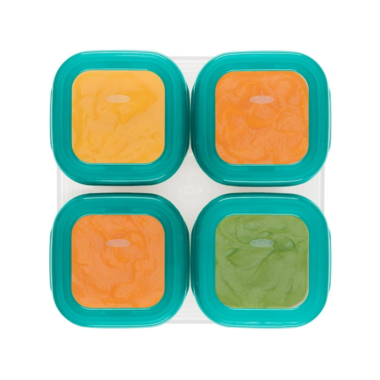 Oxo Tot - Baby Food Freezer Tray With Lid Teal 2 Pk