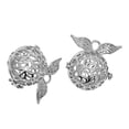 thumbnail image 3 of Colgante de jaula de abalorios bañado en plata con 9 estilos de fabricación de joyas: añade tus propias perlas, piedras, perfumes y aceites esenciales ala del ángel Soledad Colgante de jaula de perlas, 3 of 10