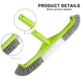 thumbnail image 2 of Pool Maintenance Cleaning Brush 43 Cm Brush Efficient Pool Cleaning Brush Brush 43cm 17in High-Density Polyethylene, 2 of 8