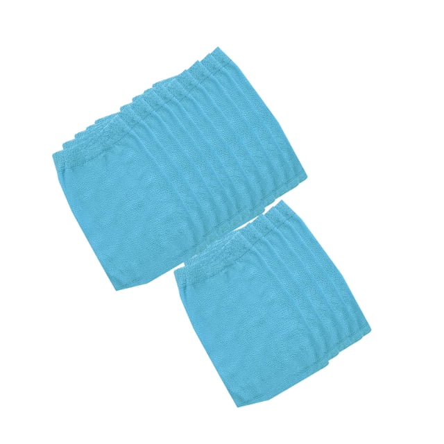 Toystoory Filtro de malla, herramienta de limpieza de red de nailon, suministros para piscinas, ahorro de espacio, filtros de polvo profesionales Suministros de limpieza para el hogar Azul/15 Piezas