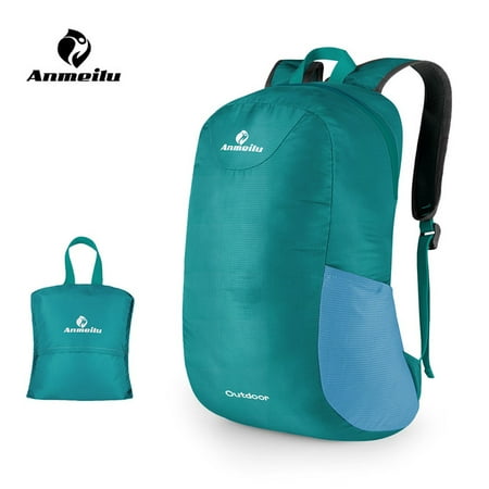 ANMEILU 15L Foldable Backpack Ultralight Outdoor Camping Travel Waterproof Folding School Bag Men Women Walmart