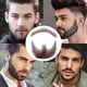 thumbnail image 5 of Barba falsa realista 100% cabello humano atado a mano perilla negra para hombres maquillaje entretenimiento/drama, 5 of 5