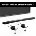 thumbnail image 3 of Wall Mount Brackets for Curved Soundbar Speaker Stand Compatible with Various Models, 3 of 5