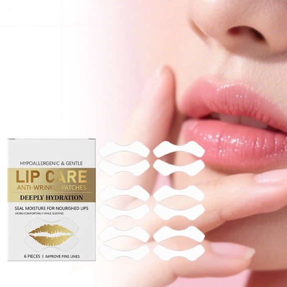 Hauiodp Reduce Wrinkle Patches For Lip Upper Lip Wrinkle For Smoothing Wrinkles And Fine Lines Collagens Patches For Smile Line And Lip Area