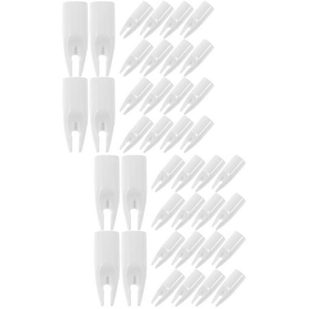 60 Pcs Plastic Arrow Nock Archery Outdoor Hunting Bow Arrow Tail Accessories