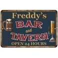 thumbnail image 1 of Freddy's Green Bar & Tavern Rustic Sign Decor 8x12 108120047581, 1 of 1