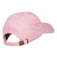 thumbnail image 4 of Mardi Gras Feather Mask Embroidered Washed Cap - Lt Pink OSFM, 4 of 5