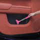 thumbnail image 5 of Limpiaparabrisas para espejo retrovisor de coche, con varilla telescópica larga, herramienta portátil para limpiar el coche en climas lluviosos y con niebla, accesorio universal (rosa), 5 of 7