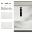 thumbnail image 3 of FUTUREORYY Splash Preventer Bath Transparent PVC Anti Splash Easy to Clean 2Pcs, 3 of 8